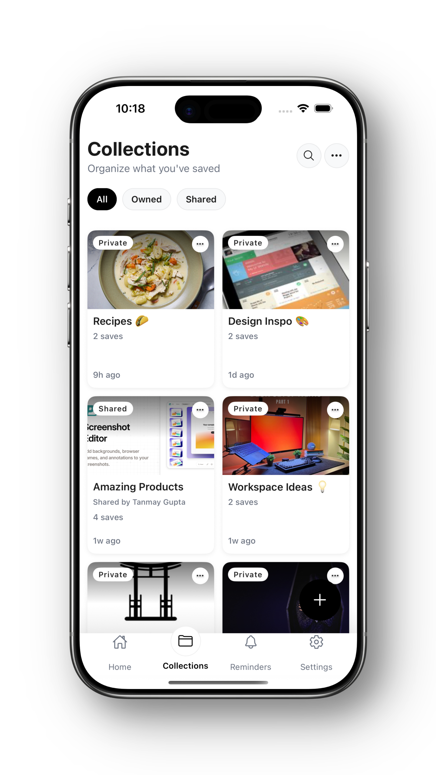 Collections with AI organization