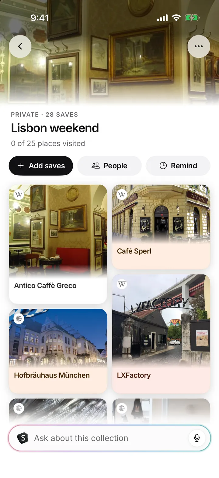 The Lisbon weekend collection with 28 saves