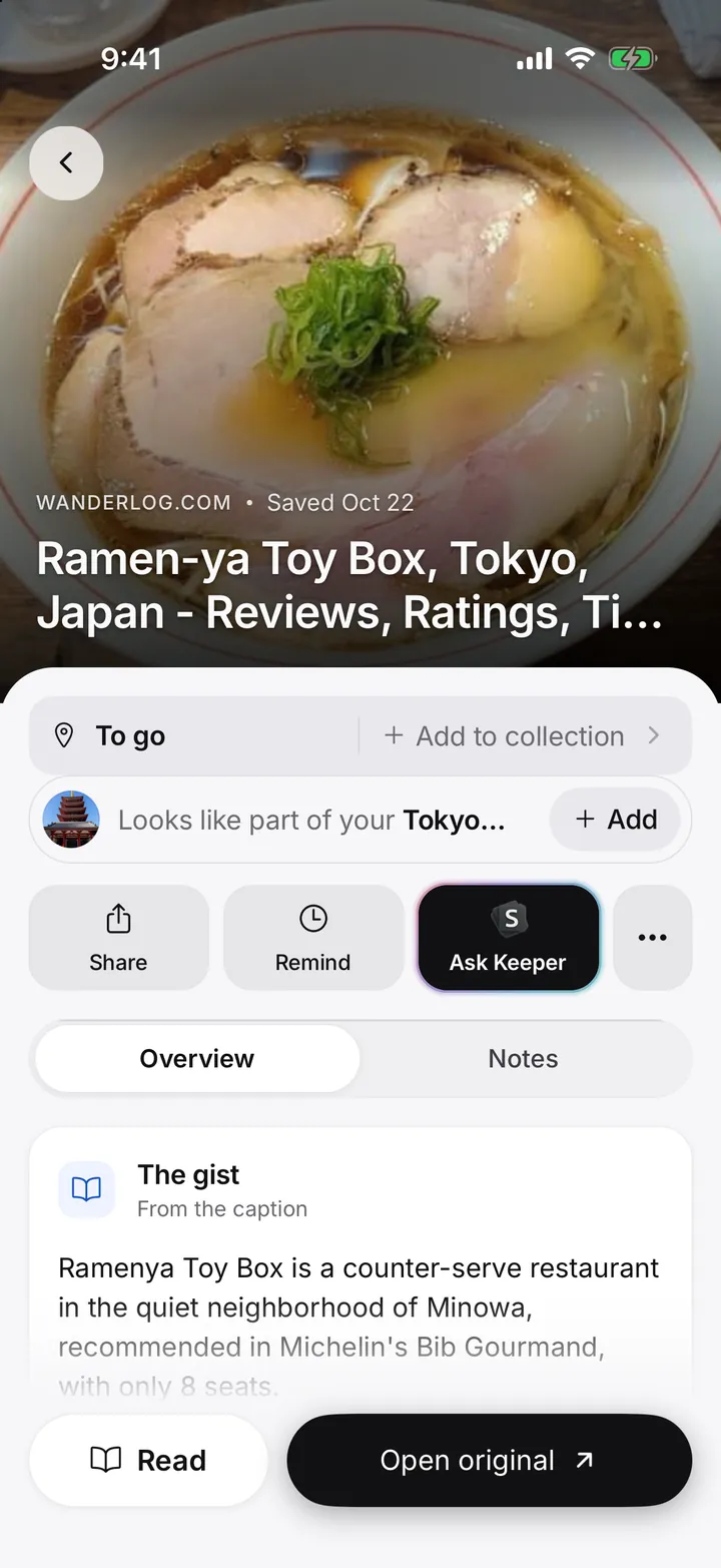 The ramen save: To go, and Looks like part of your Tokyo collection, Add